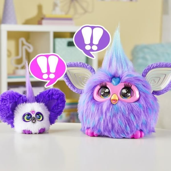 Furby Furblets Bam-Boo, Mini elektronisk bamse til piger og drenge, over 45 lyde, fra 6 år, Hasbro Flerfärgad