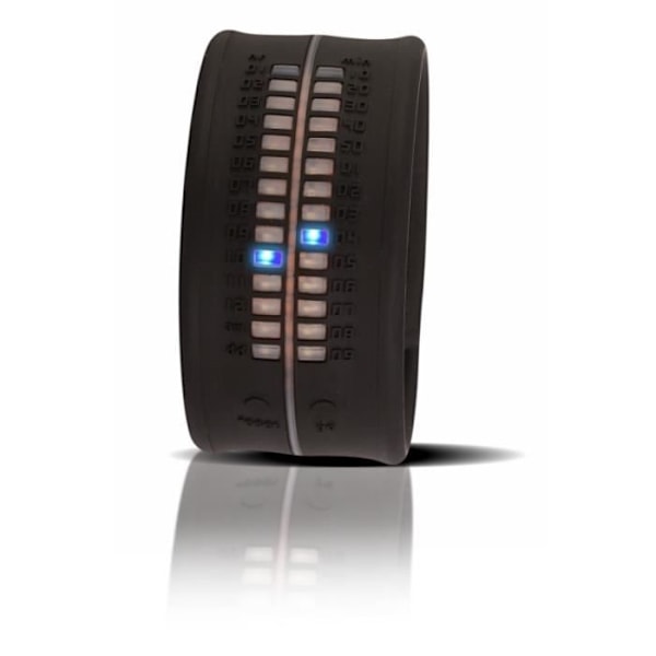 Kello - TIME-IT - ZERO_A3 - Silikoni - Musta - Unisex - Digitaalinen Svart