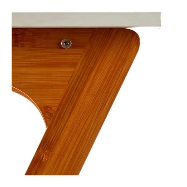 Sidebord ende af sofa hjælpebord i bambus 60x40x69cm
