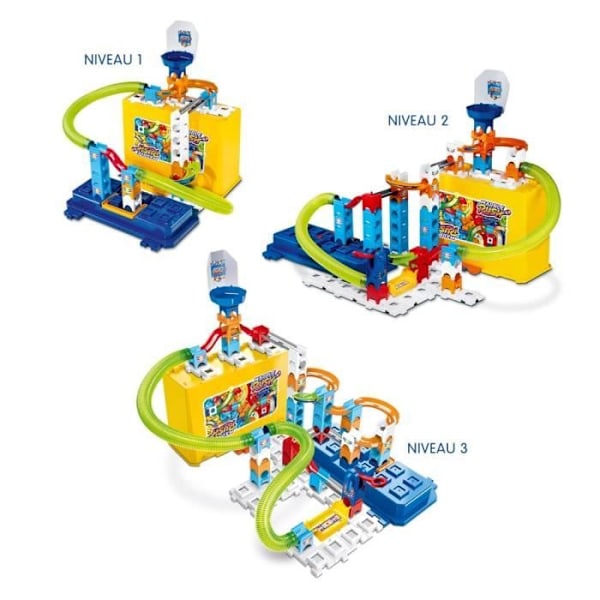 VTECH MARBLE RUSH - BYGG & FÖRVARA LÅDA SET M400 Flerfärgad
