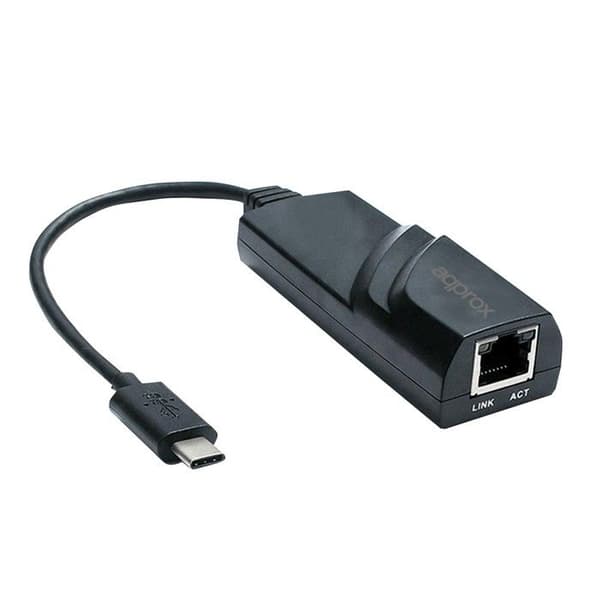 ADAPTADOR TYPE-C TIL ETHERNET GIGABIT 10/100/1000 CA.