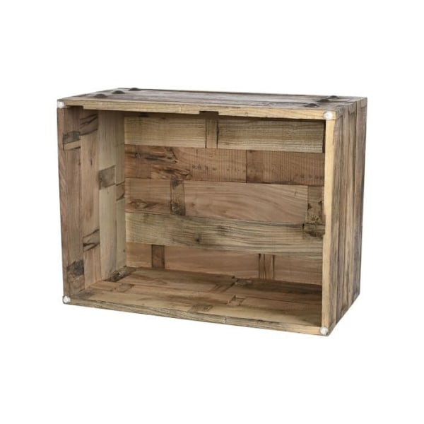 Brunt soffbord i orientalisk stil återvunnet trä, furu 78 cm