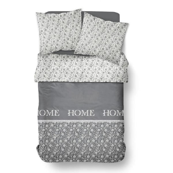 Peitteenpäällinen - TÄNÄÄN - CHARME - Chambray - Tumma harmaa Capucine - 240 x 220 cm