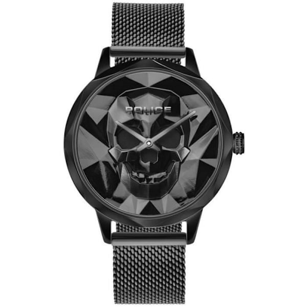 Ur - POLICE - Anjar PL.16074MSB/02MM - Quartz - Dame - Stål - Milanese mesh - Sort Svart