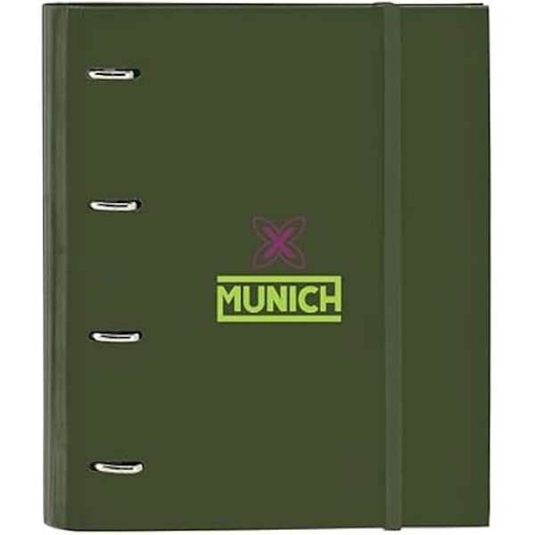 Safta Munich Bright Khaki 4-rengaskansio 35 cm - Lapset - 100 A4 arkkia Lys kaki