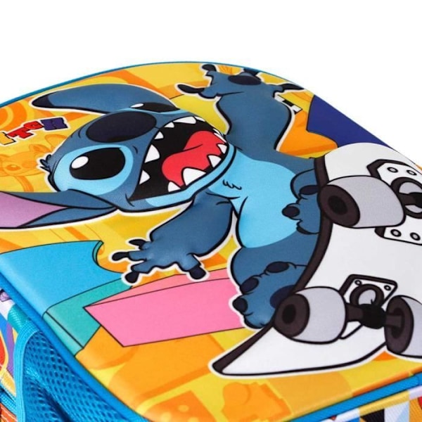 3D pieni reppu - Disney Lilo ja Stitch skeittari - Keltainen - Lapsi - Lasten tyyli - Esikoulu Gul