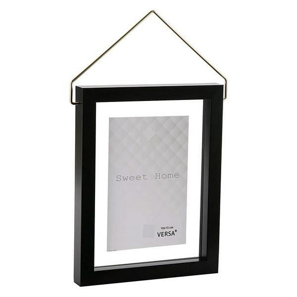 Ramar - Diamant - Svart Plast - 13 x 18 cm - Rektangulär - Nutida Svart