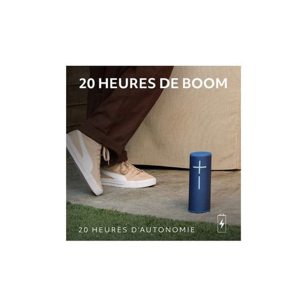 Langaton Ultimate Ears MEGABOOM 4 -kannettava kaiutin, tehokas Sort