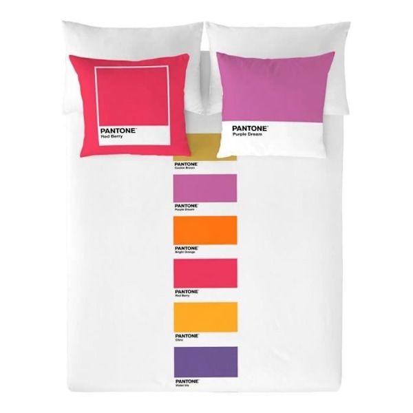 Påslakan - Fun Deck D Pantone - 220x260 cm - 100 % bomull - Flerfärgad - Modern design Flerfärgad