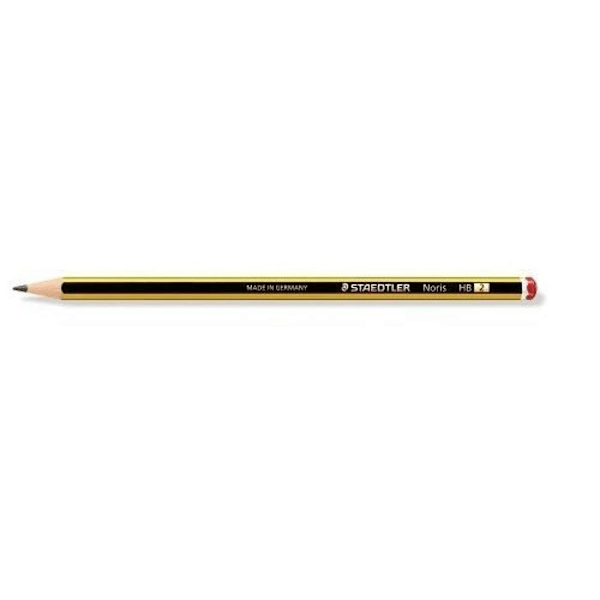 Stift - STAEDTLER - NORIS 120-2 - HB - Æske med 12 - Graphit Sort Svart