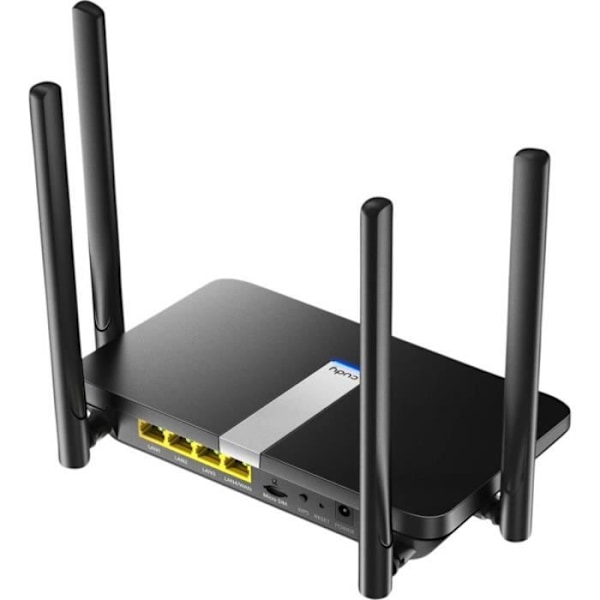 LTE-modeemilla varustettu Wi-Fi-reititin - cudy LT500 - 5 GHz - 1200 MBit/s musta