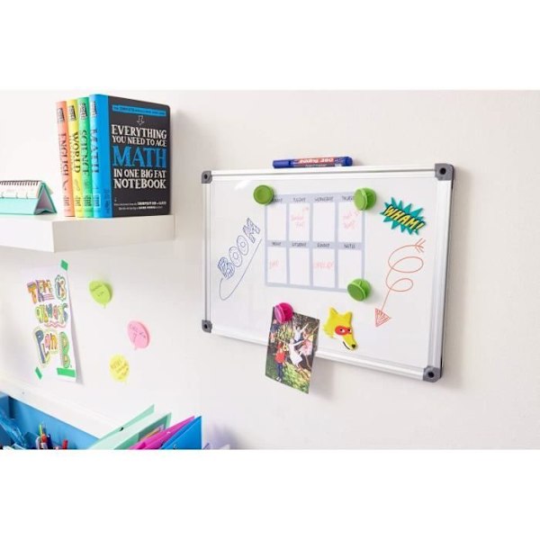 Edding Cap af Lot med 10 Marker med Spids til Whiteboard 1,5 til 3 mm Sort - 4-360001