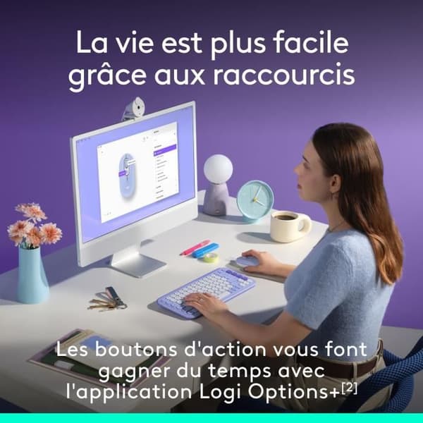 Hiiri - Langaton - Logitech - Pop Hiiri - Lila