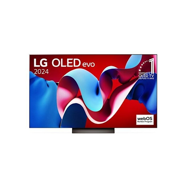 LG OLED TV 4K 195 cm OLED77C4 evo Sort