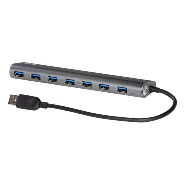 USB Hub - I-TEC - Metalli - 7-porttinen USB 3.0 - Ulkoinen - PC, Mac