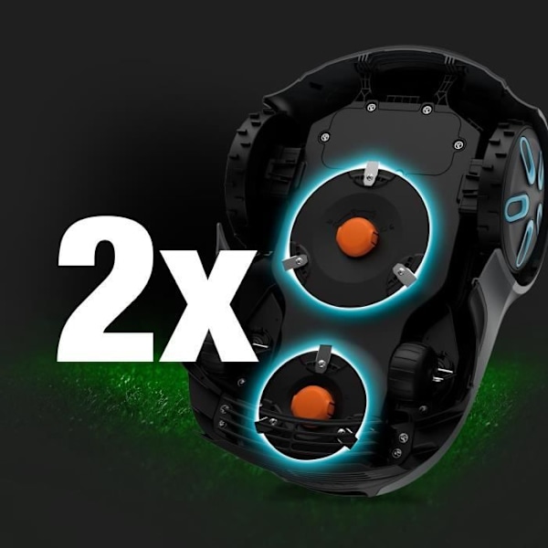 Robottiruohonleikkuri - GARDENA - Smart SILENO max 800 - Pinta-ala 800 m² - DuoConnect - Bluetooth - Reunojen leikkuu