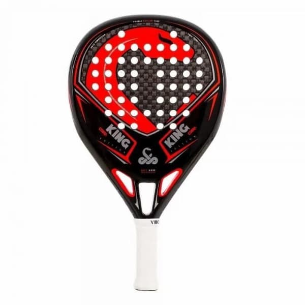 Vibora Vibor-A King Cobra padelracket - sort/rød - TU