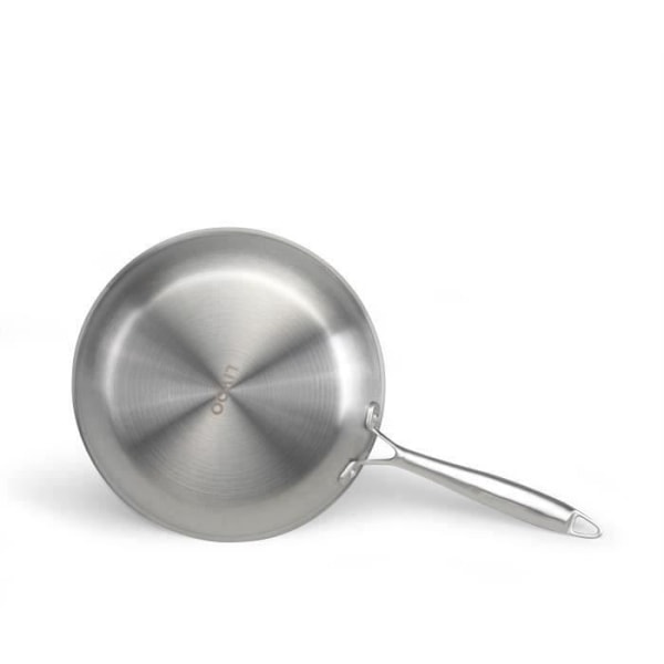 Brigade - Stegepande i rustfrit stål 24 cm - LIVOO - MEP158 - Triply rustfrit stål - Alle varmekilder inklusive induktion - Fremstillet i Frankrig