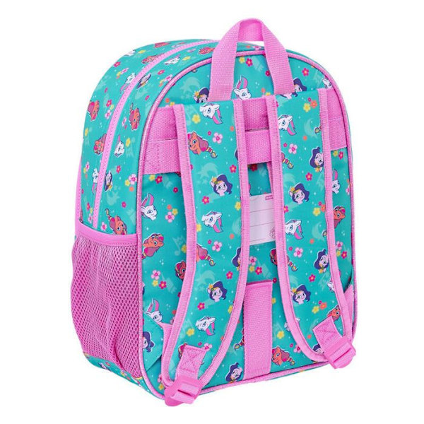 Barnryggsäck - Educa Borras - My Little Pony Magic - Ergonomisk - Sidofickor - 26x11x34cm blå