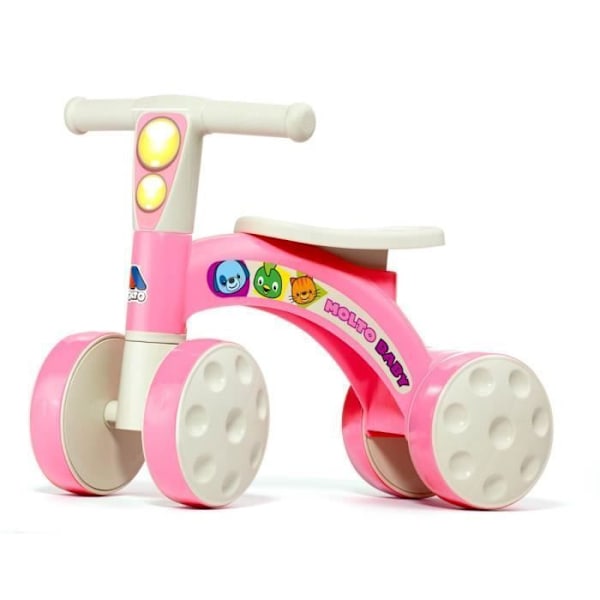 Walker - MOLTO - My 1st Ride On Pink - Skalbar - Från 10 månader - Upp till 18 månader Rosa