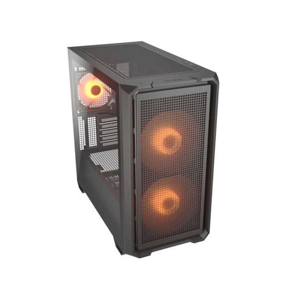Torre gaming Cougar MX600 MINI Musta Mini Tower micro ATX 2x160mm ARGB USB-C