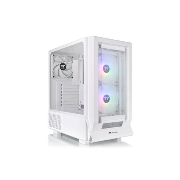 PC- chassi - Thermaltake - Ceres 350 MX Snow White - RGB - Härdat glas - Mellanstor tower Vit