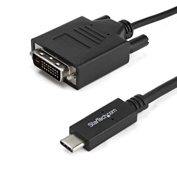 USB-C til DVI-D adapterkabel - 2 m - STARTTECH