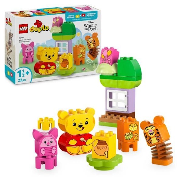 LEGO DUPLO | Disney 10457 Nalle Puhs födelsedag - Byggset 18 månader Flerfärgad