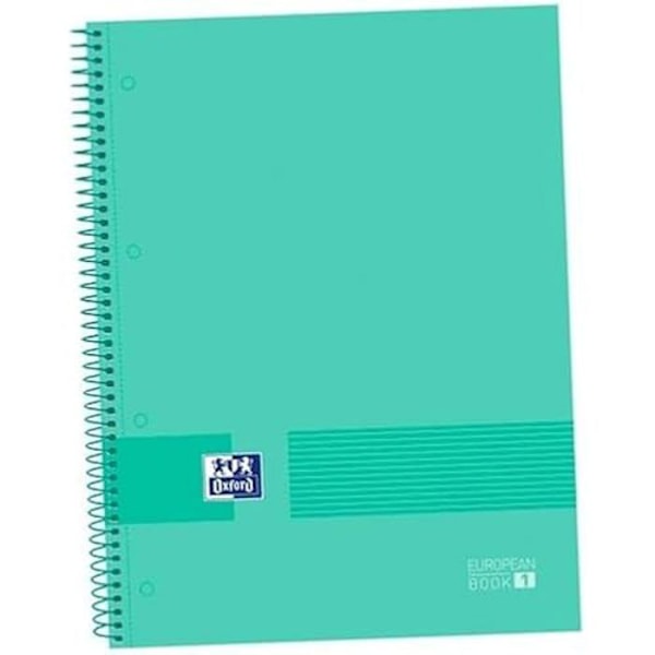 Notebook - Oxford - You Mint A4+ - 80 sidor - Stora rutor - Seyès Flerfärgad