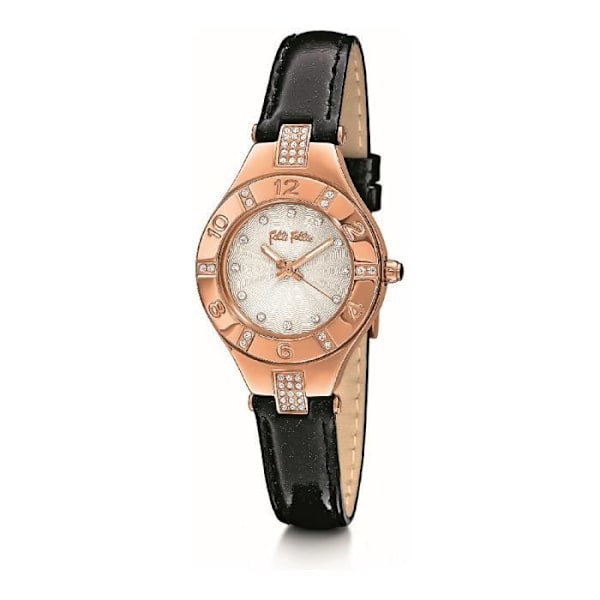 Kvindeur - Folli Follie - WF14B004SS - Læder - Kvarts - Ø 30 mm Vit