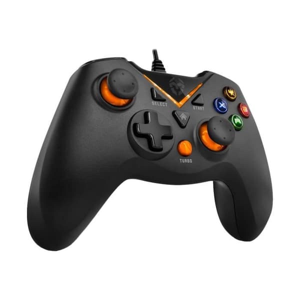KROM Key Gamepad 12 knapper med ledning til PC, Sony PlayStation 3