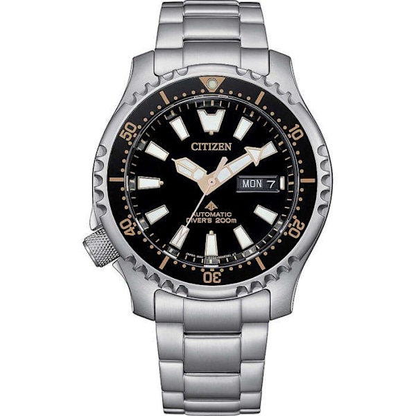 Klocka - CITIZEN - NY0160-66E - Automatisk - Stål - Fugu Limited Edition Svart, Rosa