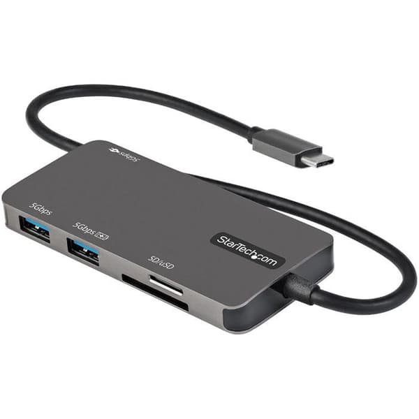 "Vierastelakka - STARTECH - Monisatelliitti USB-C - HDMI 4K - Teho 100W - USB 3.0 Hub"