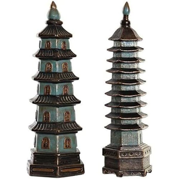 Koristehahmo - DKD HOME DECOR - Estándar - Hartsi - Turkoosi - 15x17x50 cm turkos