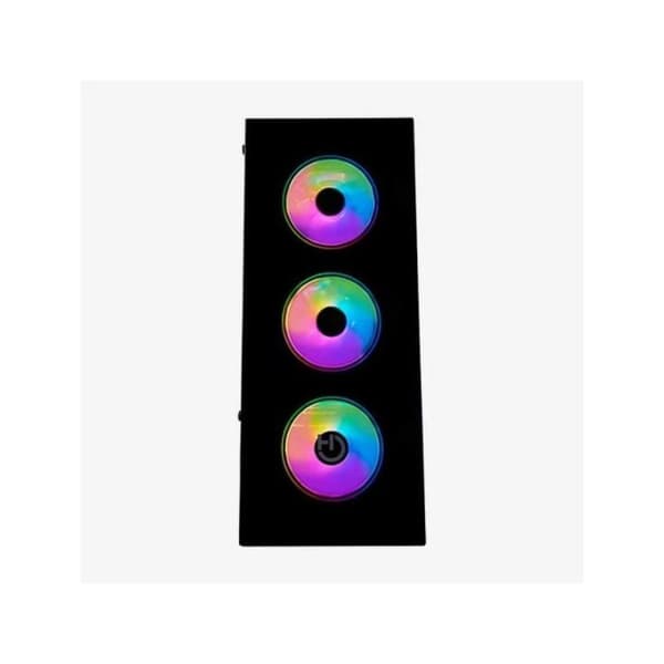 Hiditec ATX Semi-Tower Case, Legeret stål, Multicolor, Estándar Multifarvet