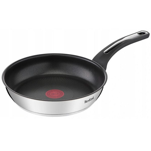 Pannu - EMOTION - G6 - 24 cm - Alumiini - Tarttumaton - Induktiokelpoinen svart och rostfritt stål