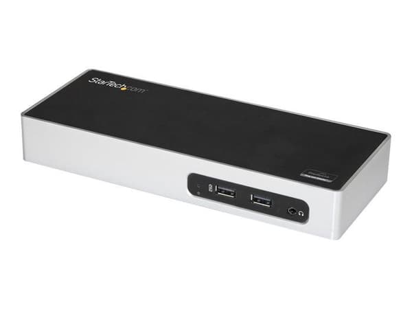 USB 3.0 dockingstation - StarTech.com - DK30ADD - Dobbelt display - HDMI, DVI, VGA - Kompakt