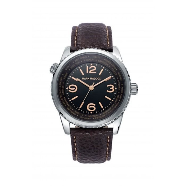 Ur - MARK MADDOX - HC6015-54 - Quartz - Analog - Sort Læder