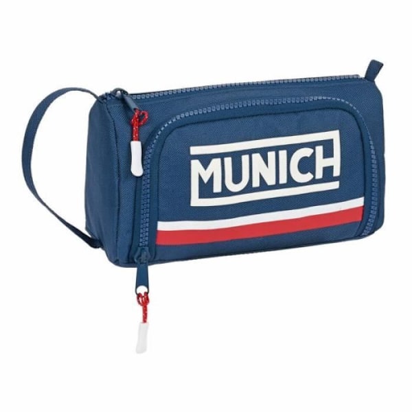 Skolesæt - München - Snart - Blå - Polyester 600D - 20 x 11 x 8,5 cm Blå