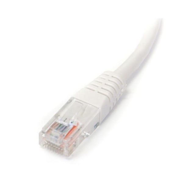 UTP Cat5e forbindelseskabel - STARTECH - 15 m - RJ45 Han - Hvid - Guldbelagte stik