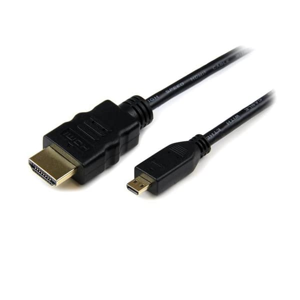 High Speed HDMI®-kabel med Ethernet - STARTECH - 3m - Guldbelagte stik - Sort