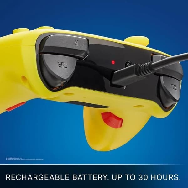 Trådløs spilcontroller - POWER A - Nintendo Switch - Fortnite: Peely - Gul - Bluetooth Gul