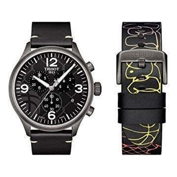 Montre - Tissot - Chrono XL 3x3 - Sort - Vandtæthed 10 Atm - Quartz Svart blå