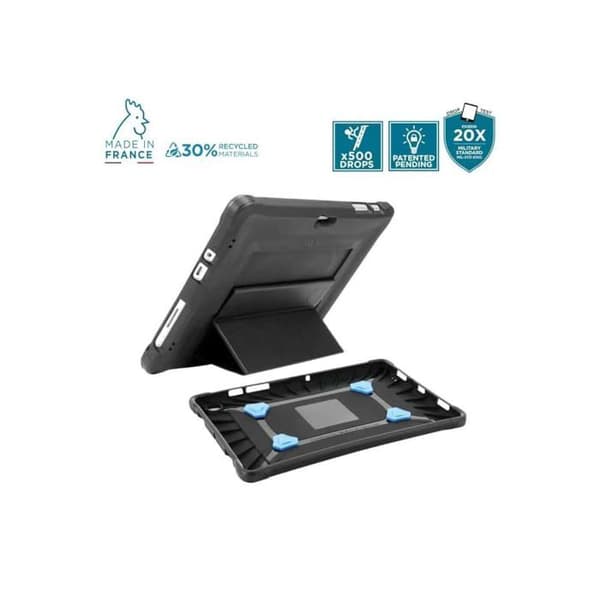 Mobilis - Etui med stativ og HA til Surface GO 3/GO 2/GO ProTech - Sort - Tablet - Kablet - Optisk