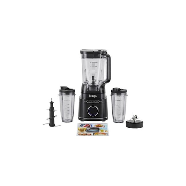Ninja Detect Power Blender Pro 1200 W Blender - 2-in-1 - 2L - 15 tilaa - 10 nopeutta - Musta Svart