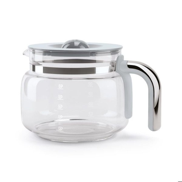SMEG DCF02BLEU filterkaffebryggare - 10 koppar - 1050W - 1950-tal - Svart