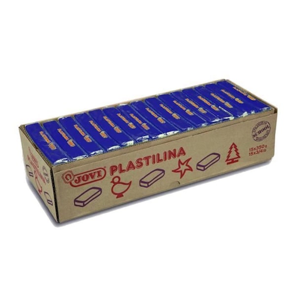Jovi Muovailuvahapurkki, 15 Levyä 350 GR, Tummansininen () - 7213