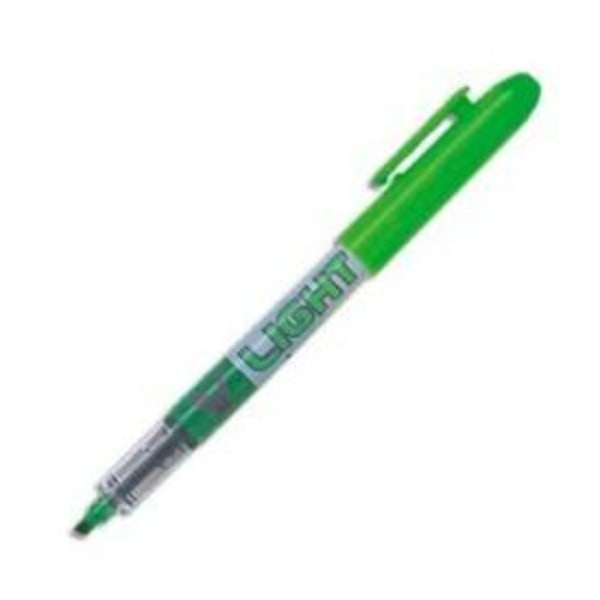 Grön flytande highlighter - PILOT - V Light - Avsmalnande spets - Synlig bläcknivå Grön