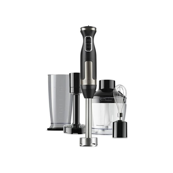 Dykmixer - BLACK+DECKER - BXHBA1500E - 1500W - 20 hastigheder + Turbo - 4 tilbehør Svart