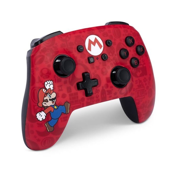 Manette Sans Fil Here We Go Mario - Lisävaruste - SWITCH Röd